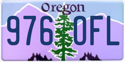 OR license plate 976OFL