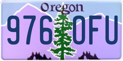 OR license plate 976OFU