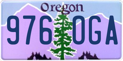 OR license plate 976OGA