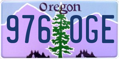 OR license plate 976OGE
