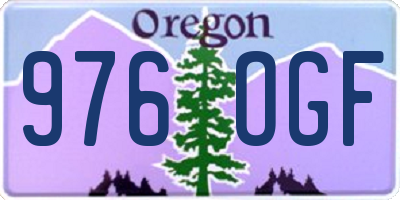 OR license plate 976OGF