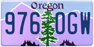 OR license plate 976OGW