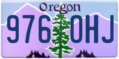 OR license plate 976OHJ