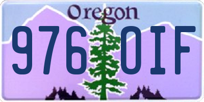 OR license plate 976OIF