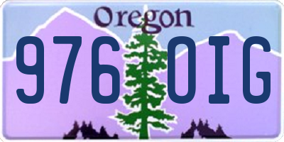 OR license plate 976OIG