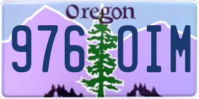 OR license plate 976OIM