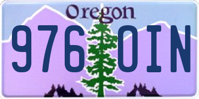 OR license plate 976OIN