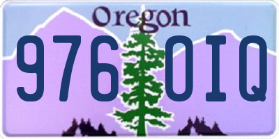 OR license plate 976OIQ