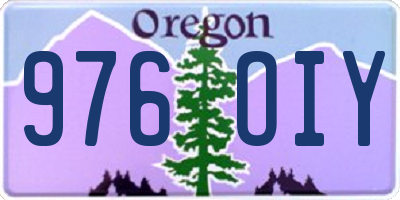 OR license plate 976OIY
