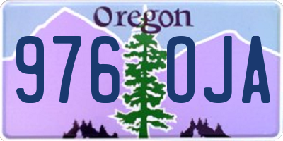 OR license plate 976OJA