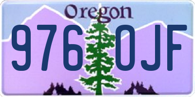 OR license plate 976OJF