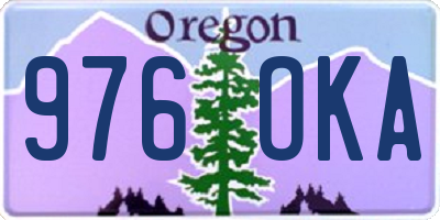OR license plate 976OKA