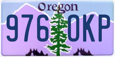 OR license plate 976OKP