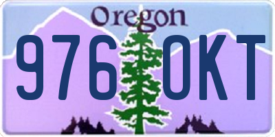 OR license plate 976OKT