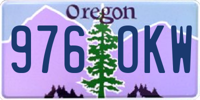 OR license plate 976OKW