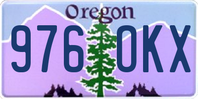 OR license plate 976OKX