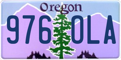 OR license plate 976OLA