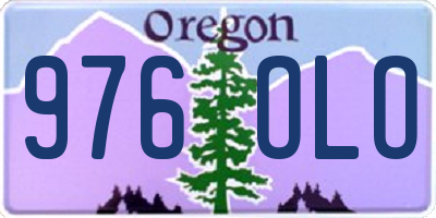 OR license plate 976OLO