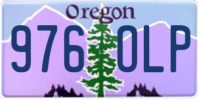 OR license plate 976OLP