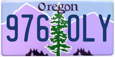 OR license plate 976OLY