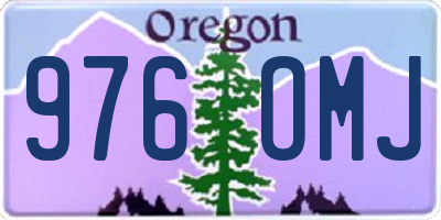 OR license plate 976OMJ