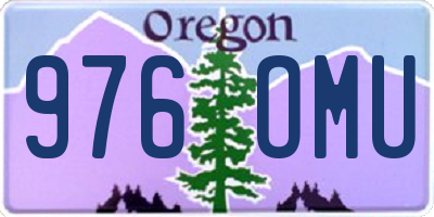 OR license plate 976OMU