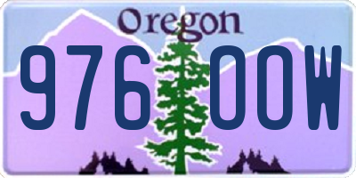 OR license plate 976OOW