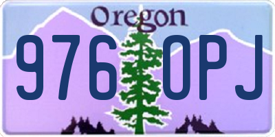 OR license plate 976OPJ