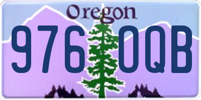 OR license plate 976OQB