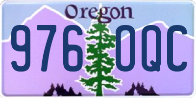 OR license plate 976OQC