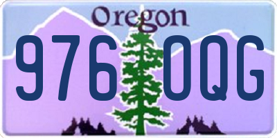 OR license plate 976OQG