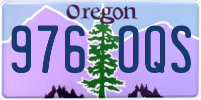 OR license plate 976OQS