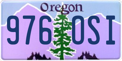 OR license plate 976OSI