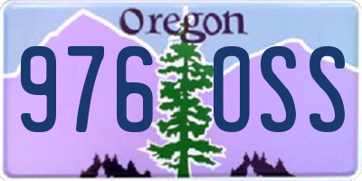 OR license plate 976OSS