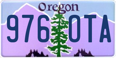 OR license plate 976OTA