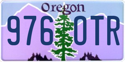 OR license plate 976OTR