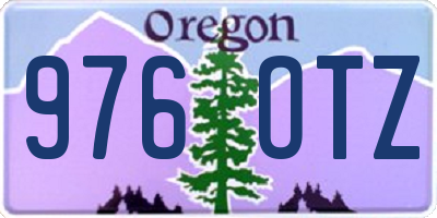 OR license plate 976OTZ