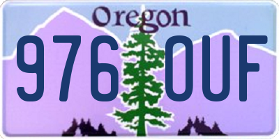 OR license plate 976OUF