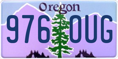 OR license plate 976OUG