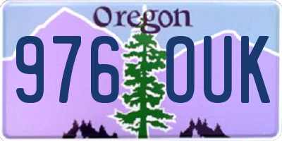 OR license plate 976OUK