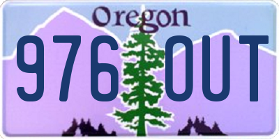 OR license plate 976OUT