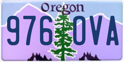 OR license plate 976OVA