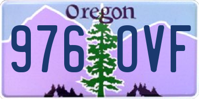 OR license plate 976OVF