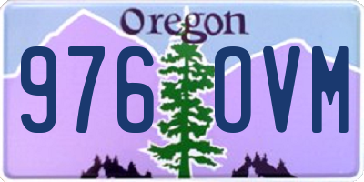 OR license plate 976OVM