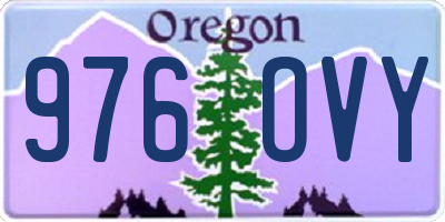 OR license plate 976OVY