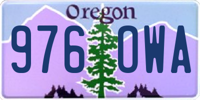 OR license plate 976OWA