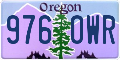 OR license plate 976OWR