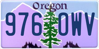 OR license plate 976OWV