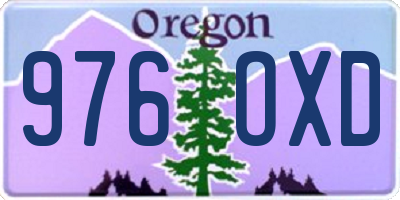 OR license plate 976OXD