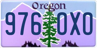 OR license plate 976OXO